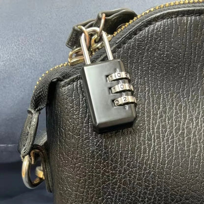 Small 3-Digit Combination Lock – Luggage, Backpack, Toolbox & Locker Padlock for Travel and Security