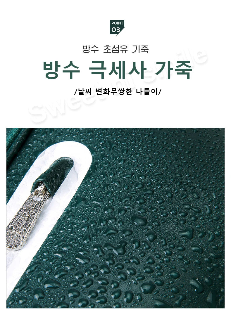 PGM Wheeled Golf Caddy Bag QB127 – 4-Wheel 360° Rotation Removable Waterproof Bag for Men & Women