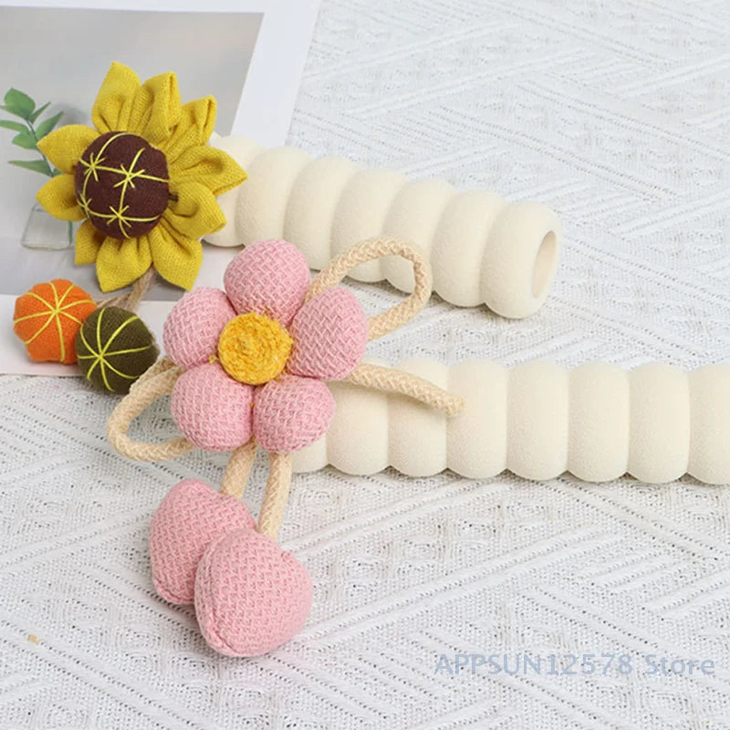 Reusable Floral Refrigerator Handle Covers – Soft, Non-Slip, Dustproof Door Knob Protectors