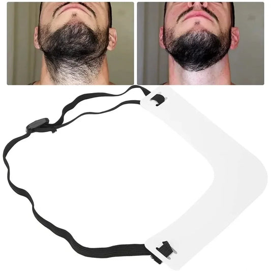 Beard Shaper Neckline Template – Ultimate Beard Guide Trimmer & Shaving Stencil for Men