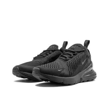 Nike Air Max 270 Running Shoes – Mesh, Shock Absorption, Non-Slip, Abrasion Resistant, Unisex Black & White Low Top