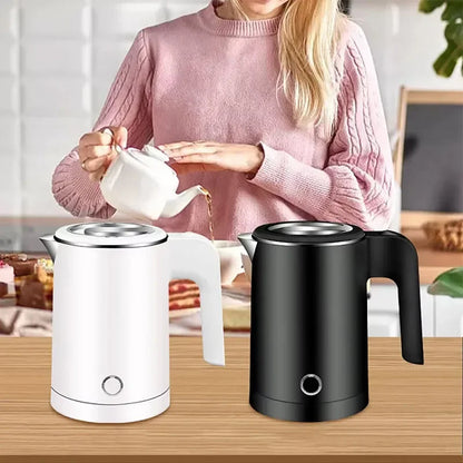 500ML Stainless Steel Portable Electric Kettle — Travel Water Boiler Pot for Hotel, Home, Kitchen, Tea, and Coffee