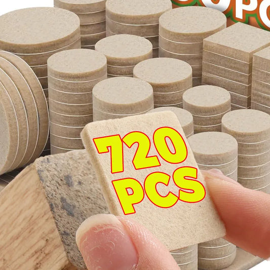 Self-Adhesive Felt Chair Leg Pads – Non-Slip Furniture Protectors for Hardwood Floors, Anti-Scratch Table & Chair Bottom Covers