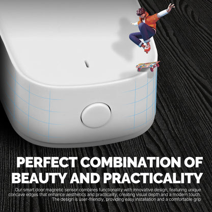 MOES Tuya ZigBee Smart Window & Door Sensor – Home Security Alarm with Remote Control via Smart Life App