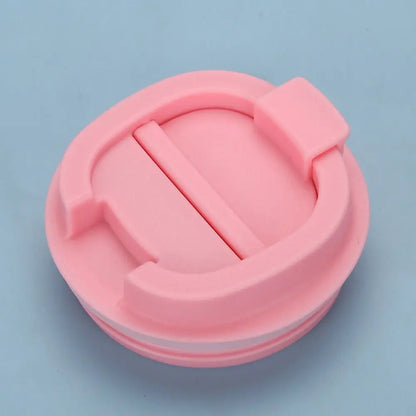 Multicolor Plastic Coffee Cup Lids — Reusable Travel Flask & Water Bottle Covers