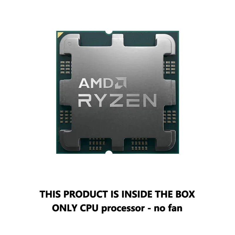 AMD Ryzen 5 7600X CPU - 6-Core, 12-Thread Gaming Processor, 5nm, 38MB Cache, Socket AM5 (No Fan)