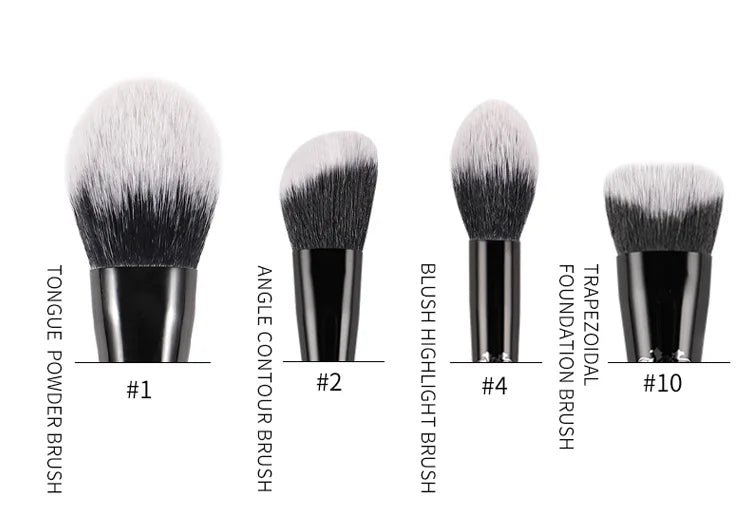 Kat Von D Makeup Brush Set – KVD Foundation, Blush, Highlight, Concealer, Powder & Eyeshadow Brushes Kit