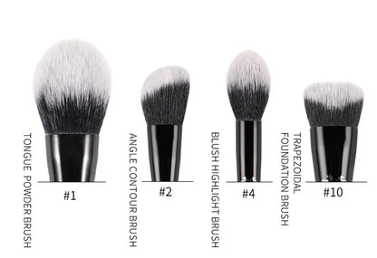 Kat Von D Makeup Brush Set – KVD Foundation, Blush, Highlight, Concealer, Powder & Eyeshadow Brushes Kit