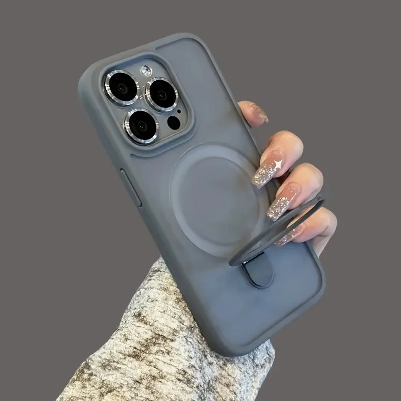 Luxury Magnetic Armor Case — Shockproof Wireless Charging Cover for iPhone 11–17 Pro/Max/Air