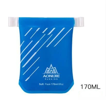 AONIJIE Soft Flask Water Bottle — 250ml/500ml Folding, Collapsible, TPU BPA-Free for Running Hydration Packs, Waist Bags & Vests (SD09/SD10)