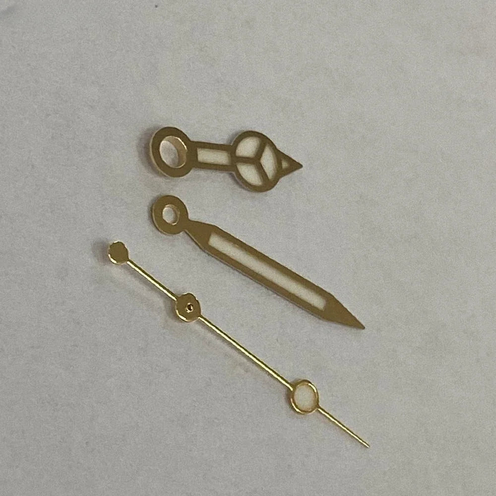 Blue Luminous Watch Hands for NH35/NH36 Movement – 3-Hand Custom 904L Stainless Steel Replacement for Japan Watches