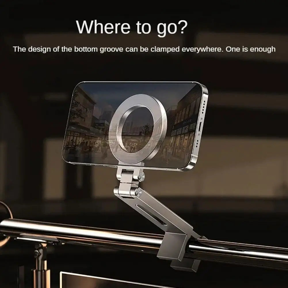Universal Magnetic Phone Holder: 360° Rotatable, Travel Mobile Phone Holder Car Mount - Adjustable for iPhone and More ( Model: Y3Y9 )