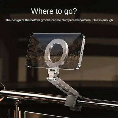 Universal Magnetic Phone Holder: 360° Rotatable, Travel Mobile Phone Holder Car Mount - Adjustable for iPhone and More ( Model: Y3Y9 )