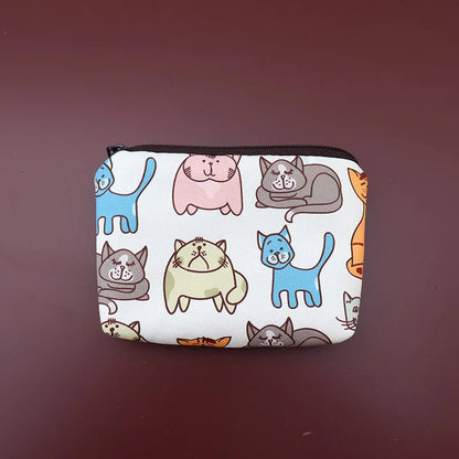 Snoopy Print Mini Coin Purse – Cute Wallet & Card Holder for Women, Girls & Kids, Small Cosmetic & ID Bag