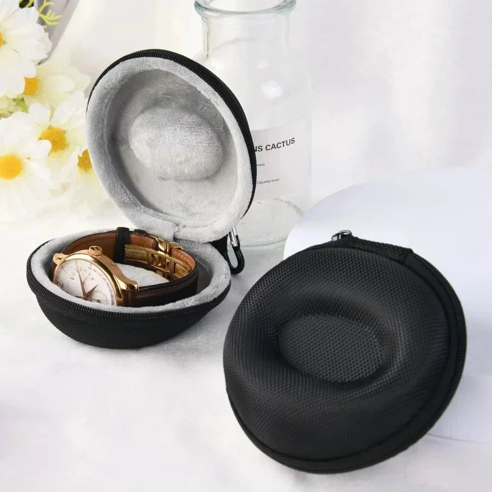 1-2PC Travel Watch Case — Portable Shock & Impact-Resistant Storage Box for Wristwatches and Smartwatches
