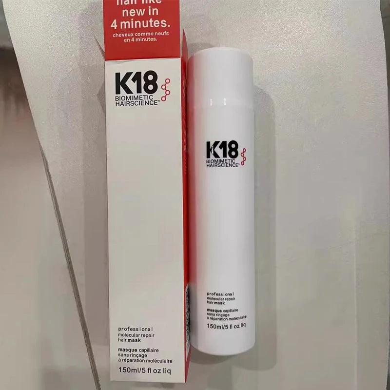 K18 Leave-In Molecular Repair Hair Mask – Deep Conditioning Keratin Treatment for Smooth, Healthy Hair (50ml/150ml)