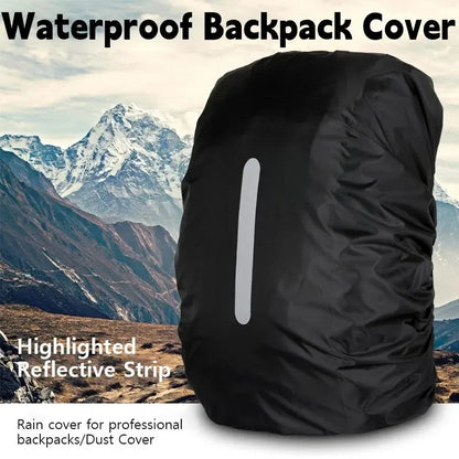 Waterproof Backpack Rain Cover for 20-70L - Outdoor Camping, Hiking, and Mountaineering Dust Protection Cap