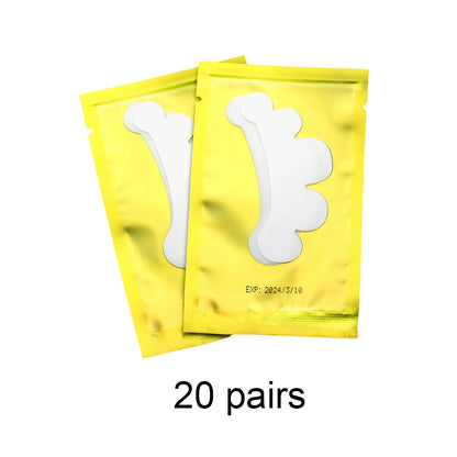 20/50 Pairs Hydrogel Lash Extension Patches | Under Eye Stickers for Grafting & Makeup | Eyelash Extension Tools