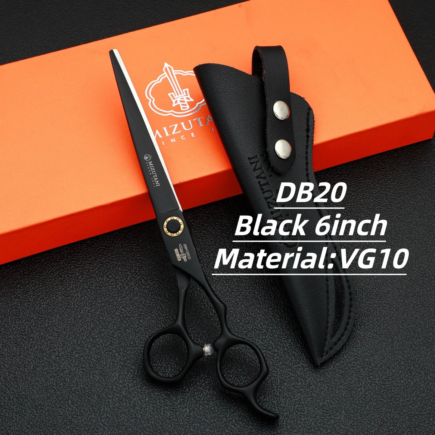 Left-Handed Professional Hairdressing Scissors – 6-Inch Hair Cutting Shears for Barbers & Hairdressers