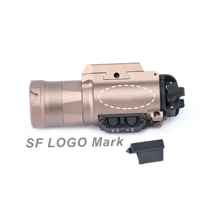 Tactical Surefire X300/X300U/X300V/XH35 LED Pistol Light – Metal Strobe, 20mm Rail Mount, Airsoft & Hunting Flashlight