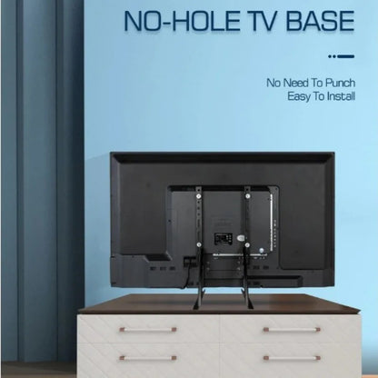 Universal TV Stand – Height Adjustable Base for TVs up to 75", Max VESA 600x400mm, Holds up to 110lbs