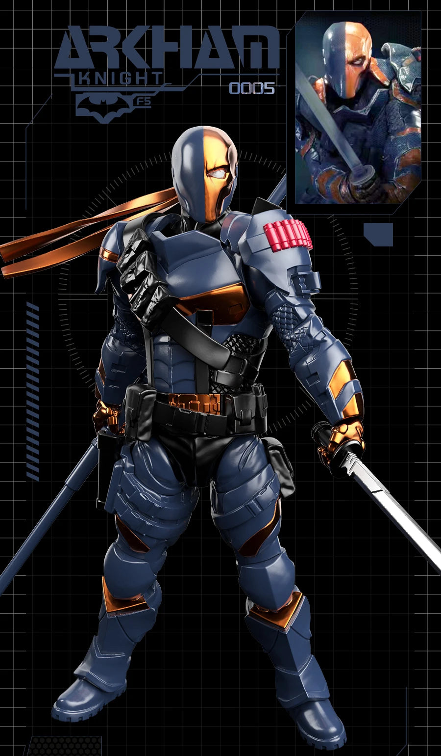 F5 Batman Arkham Knight Action Figures – 7 Styles, 10cm Blind Box Model Collectibles for Boys