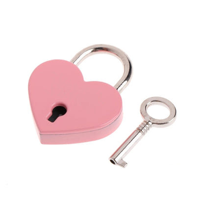 Vintage Wish Lock Mini Heart Shaped Lock Wedding Keyed Padlocks Personalized Padlock for Jewelry Box Small Wooden Box