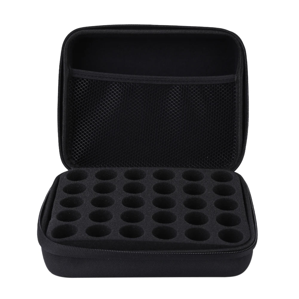 Portable Essential Oil Storage Case – 60/30 Bottles, 15/10ml Perfume Carrying Bag for Travel