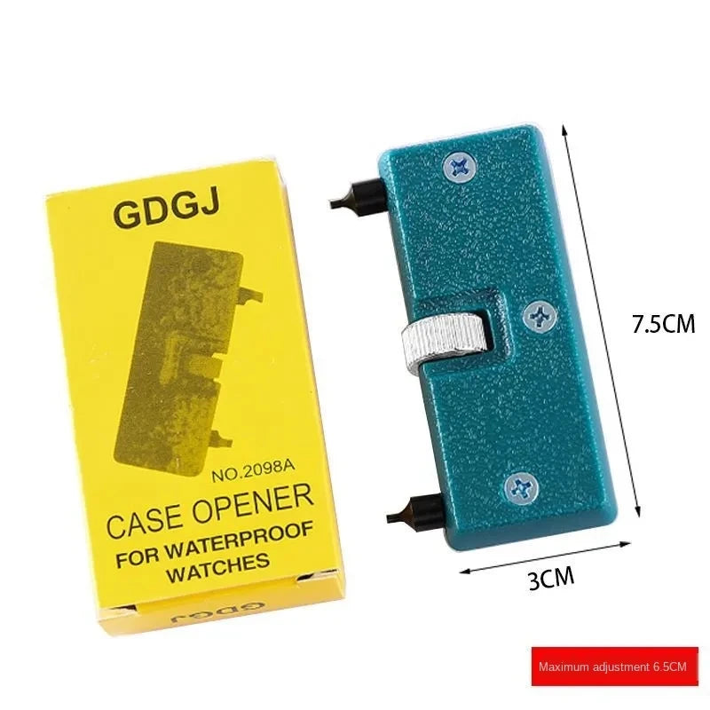 Adjustable Watch Opener Back Case Tool – Press, Closer, Remover, Wrench, Screw Wrench Repair Kit & Watch Battery Remover