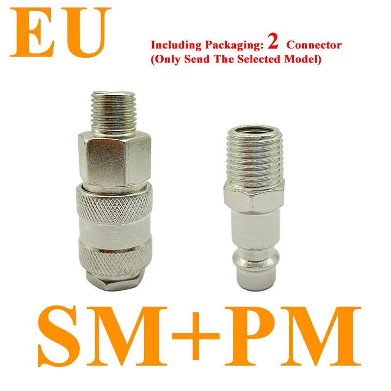 EU Air Hose Quick Release Coupling Fittings – European Standard Compressor Pneumatic Connector Accessories