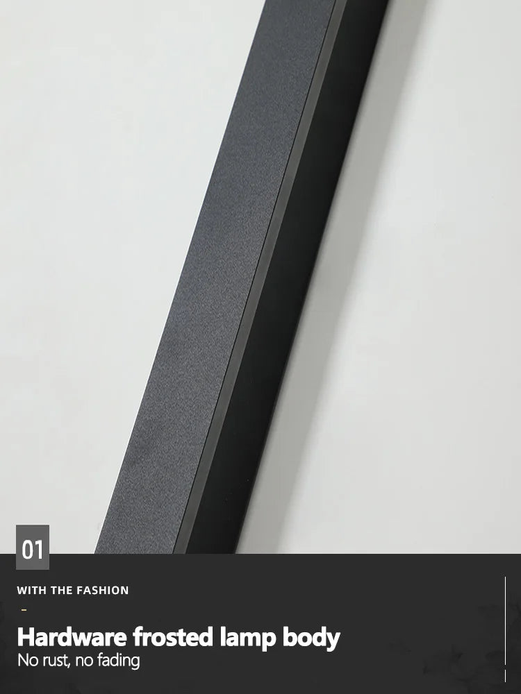 Waterproof Outdoor Wall Light – LED Garden Lamp, Modern Nordic Style for Living Room & TV Background, IP65, 110/220V Wall Washer