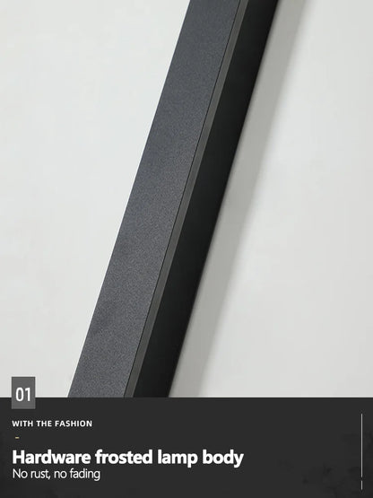 Waterproof Outdoor Wall Light – LED Garden Lamp, Modern Nordic Style for Living Room & TV Background, IP65, 110/220V Wall Washer