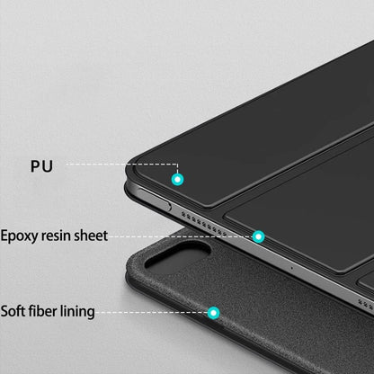 Smart Magnetic Case for iPad Pro 11 – Ultra Slim Tri-Fold Cover for iPad 10th Gen, Air 5, Pro 11 M2 (2022) with Protection Clip