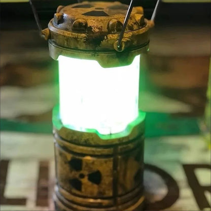 Mini Nuclear Reactor Lantern – Handheld Camping Light & Glow-in-the-Dark Night Lamp for Home Decor or Halloween Gift