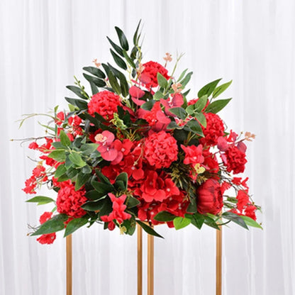 Artificial Rose Flower Ball Centerpiece – Silk Pompom Floral Decor for Wedding Backdrop, Table Display & Photography Props