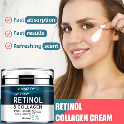 Vitamin C+E Retinol Collagen Cream – Moisturizing, Firming & Whitening Skin Repair Cream