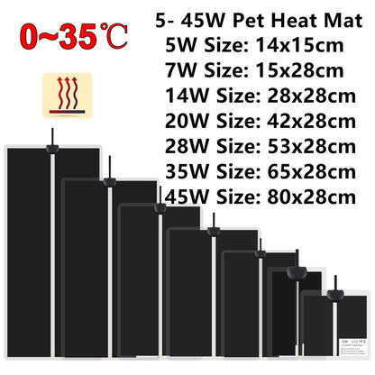 5–45W Seedling Heat Mat — 220V–240V Plant Germination & Propagation Pad for Flowers, Vegetables, and Winter Anti-Cold Protection