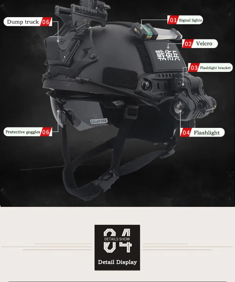 FAST Tactical Kevlar Helmet – High-Quality Suspended Pad Helmet for Outdoor, Hunting & Military Use