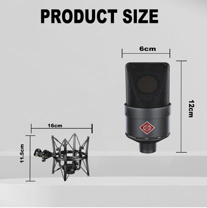 TLM 103 XLR Condenser Microphone – Professional Cardioid Studio Mic for Podcasting, Voice Over, Streaming & Home Recording