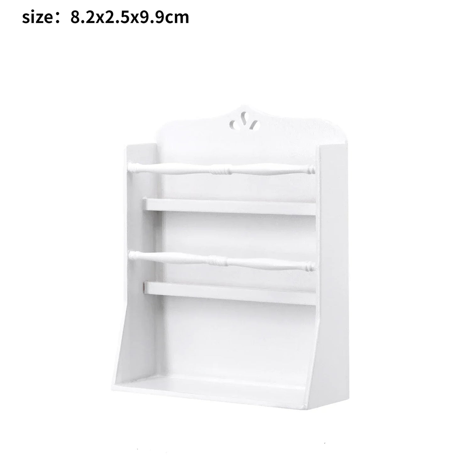 1/6 Scale BJD Dollhouse Wooden Shelf & Sink Cabinet — Miniature Kitchen Furniture Accessory for Dollhouse Bar Counter