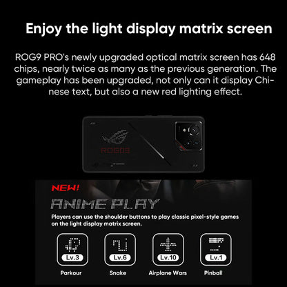 World Premiere ASUS ROG Phone 9 – Snapdragon 8 Elite 5G Smartphone, 6.78'' 185Hz AMOLED Display, 5800mAh, NFC, ROG 9 Pro