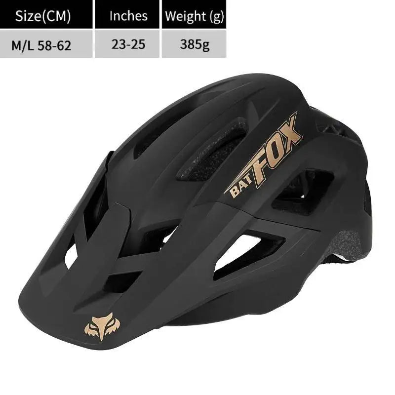 BATFOX Ultralight Bike Helmet – Molded Mountain & Road Helmet for Men, DH AM Cycling Equipment, Casco Ciclismo Bicicleta