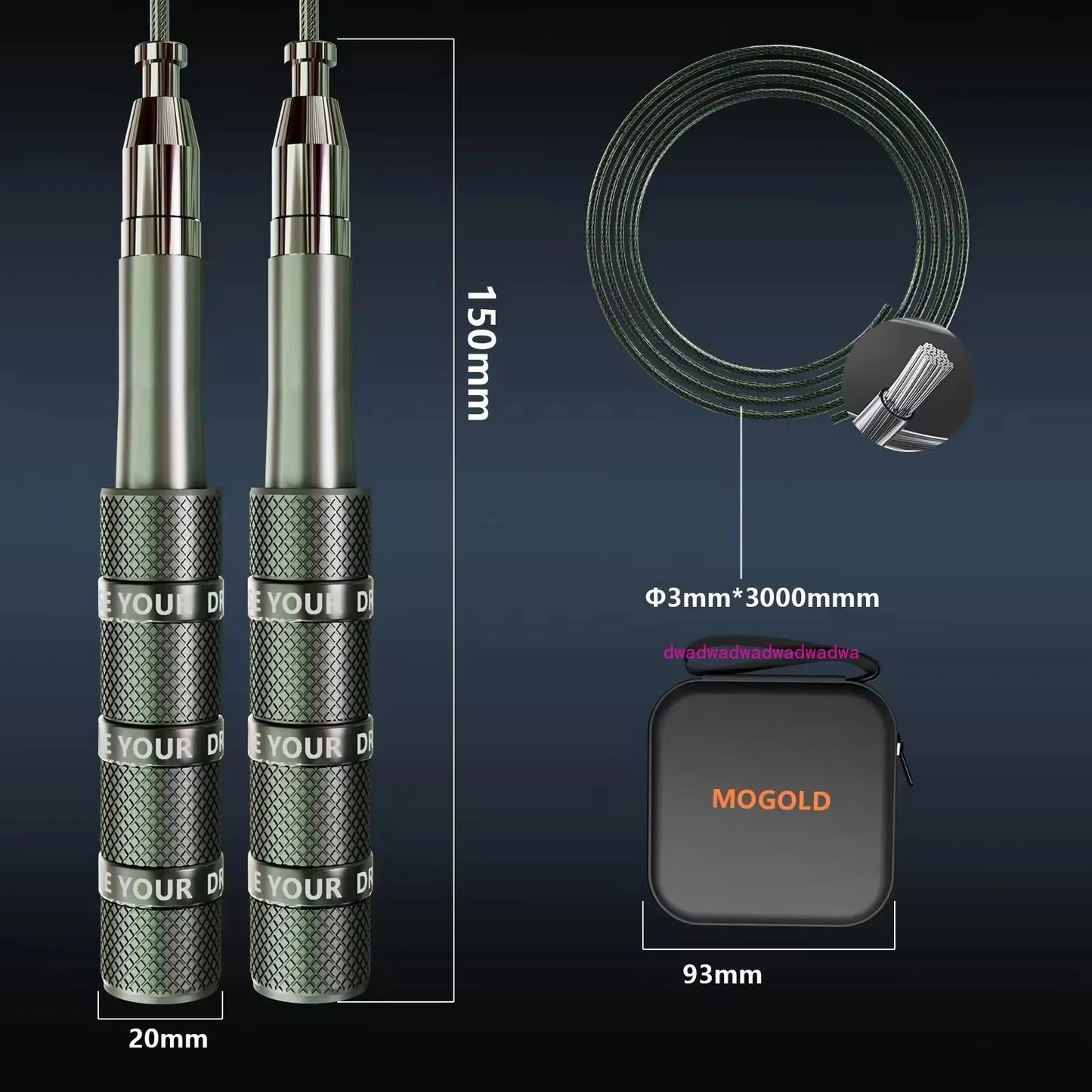 Telescopic Skipping Rope – Racing & Fitness Jump Rope for Students, Men & Women, Weight Loss