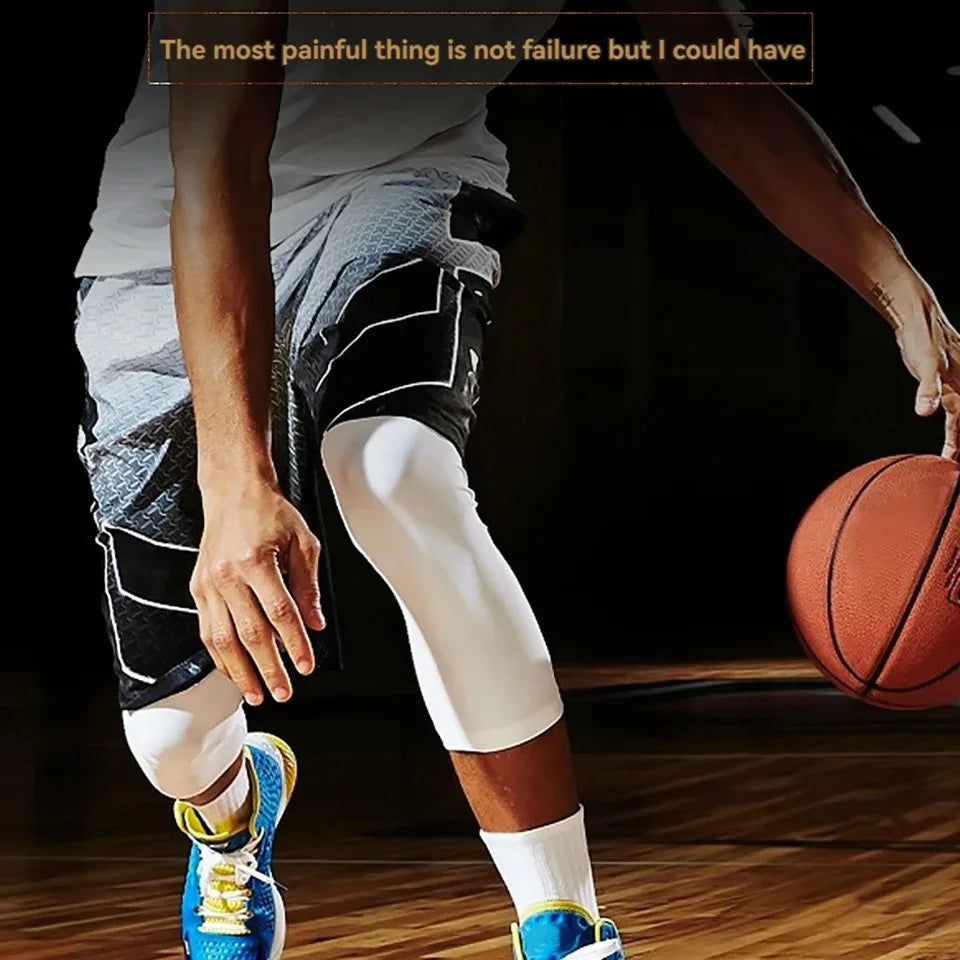 Basketball Knee Pads – Unisex Elastic Compression Leg Sleeves for Running, Cycling & Outdoor Sports