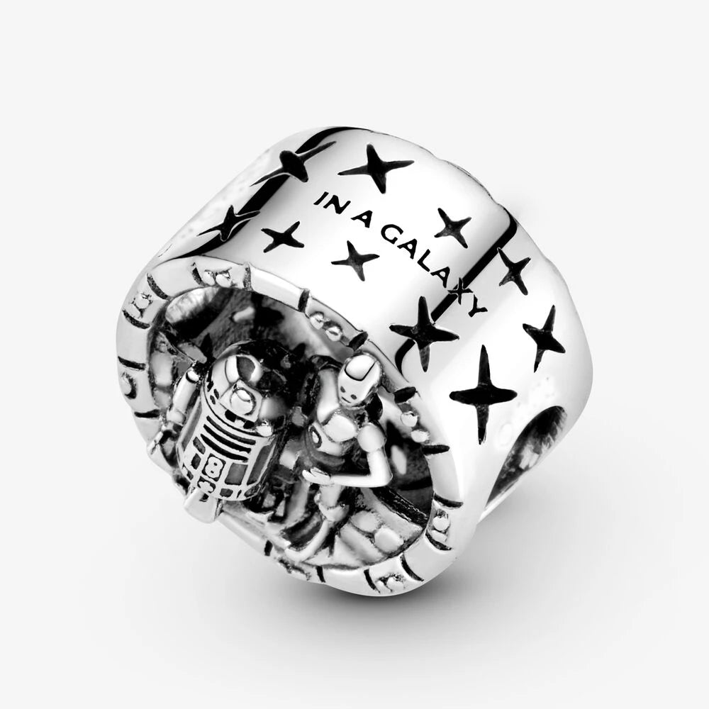 Fall New 925 Silver Plated MINISO Marvel Star Wars Rescuers Pendant Charm – Fits Original Pandora Bracelet, DIY Jewelry for Women