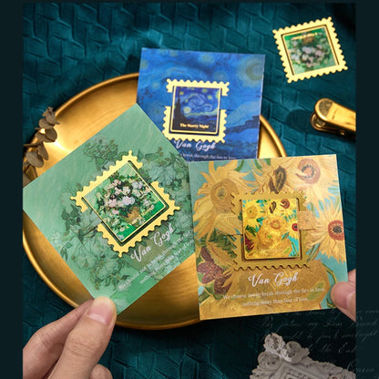 Metal Sunflower Oil Painting Bookmark - Book Page Holder and Marker for Kids, Students, Teachers - Unique Stationery Gift