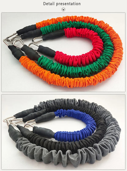 Thickened Latex Resistance Bands — 30/42/65/80cm Pull Rope for Gym, Fitness Training & Taekwondo (Customizable)