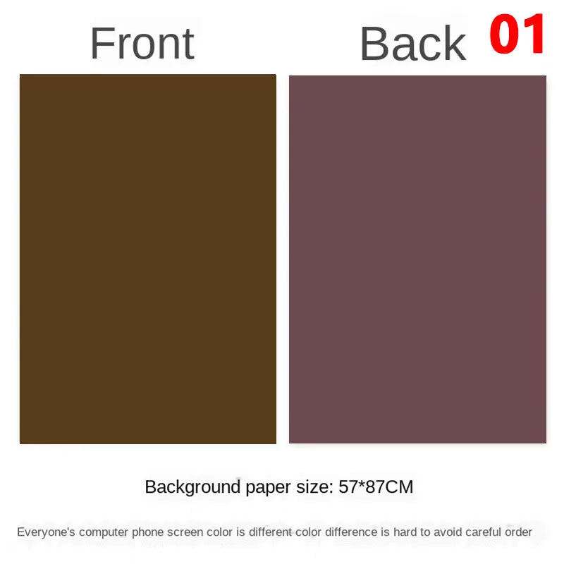 Photography Backdrops 57x87cm – Double-Sided Solid Color Photo Background for Studio, Newborn & Product Photography