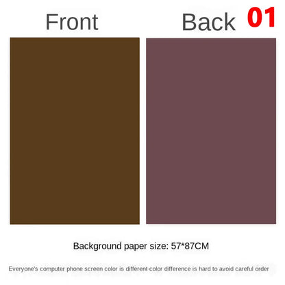 Photography Backdrops 57x87cm – Double-Sided Solid Color Photo Background for Studio, Newborn & Product Photography