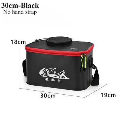 Folding EVA Live Fish Bucket – Thickened Portable Water Tank for Outdoor Fishing and Accessories